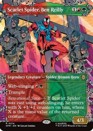 Scarlet Spider, Ben Reilly (Borderless) (SPM-214) [Marvel's Spider-Man] MTG Single Wizards of the Coast