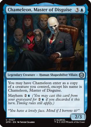 Chameleon, Master of Disguise (SPM-027) [Marvel's Spider-Man] Foil MTG Single Wizards of the Coast