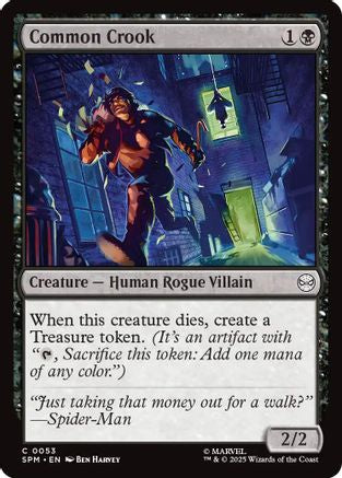 Common Crook (SPM-053) [Marvel's Spider-Man] MTG Single Wizards of the Coast