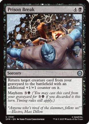 Prison Break (SPM-061) [Marvel's Spider-Man] MTG Single Wizards of the Coast