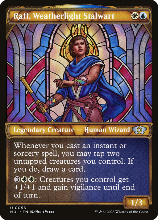 Raff, Weatherlight Stalwart (MUL-056) [Multiverse Legends] (Showcase) MTG Single Wizards of the Coast