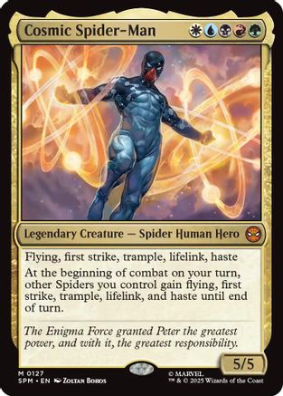 Cosmic Spider-Man (SPM-127) [Marvel's Spider-Man] MTG Single Wizards of the Coast
