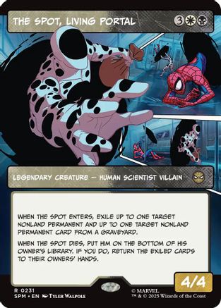 The Spot, Living Portal (Borderless) (SPM-231) [Marvel's Spider-Man] Foil MTG Single Wizards of the Coast