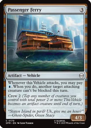 Passenger Ferry (SPM-170) [Marvel's Spider-Man] Foil MTG Single Wizards of the Coast
