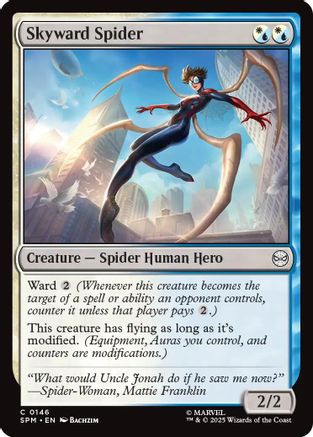 Skyward Spider (SPM-146) [Marvel's Spider-Man] MTG Single Wizards of the Coast