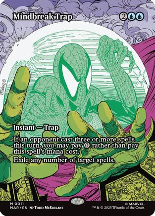 Mindbreak Trap (Borderless) (MAR-011) [Marvel Eternal-Legal] MTG Single Wizards of the Coast