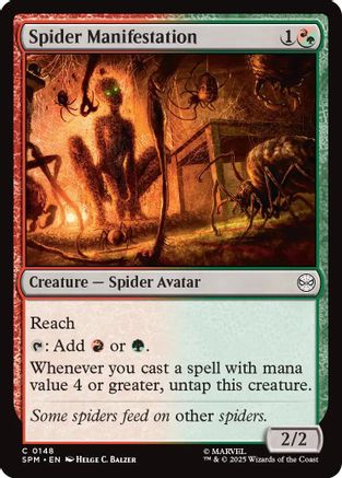 Spider Manifestation (SPM-148) [Marvel's Spider-Man] Foil MTG Single Wizards of the Coast