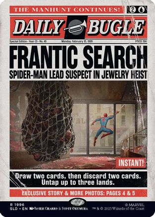 Frantic Search (1996) (SLD-1996) [Secret Lair] Drop Series MTG Single Wizards of the Coast