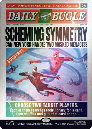 Scheming Symmetry (1997) (Rainbow Foil) (SLD-1997) [Secret Lair] Drop Series Foil MTG Single Wizards of the Coast