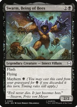 Swarm, Being of Bees (SPM-069) [Marvel's Spider-Man] MTG Single Wizards of the Coast