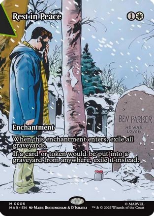 Rest in Peace (Borderless) (MAR-006) [Marvel Eternal-Legal] MTG Single Wizards of the Coast
