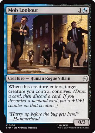 Mob Lookout (SPM-136) [Marvel's Spider-Man] Foil MTG Single Wizards of the Coast