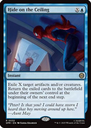 Hide on the Ceiling (SPM-032) [Marvel's Spider-Man] MTG Single Wizards of the Coast