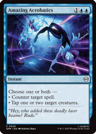 Amazing Acrobatics (SPM-025) [Marvel's Spider-Man] Foil MTG Single Wizards of the Coast