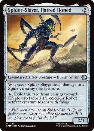 Spider-Slayer, Hatred Honed (SPM-175) [Marvel's Spider-Man] Foil MTG Single Wizards of the Coast