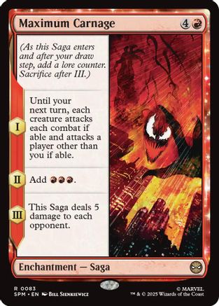 Maximum Carnage (SPM-083) [Marvel's Spider-Man] MTG Single Wizards of the Coast