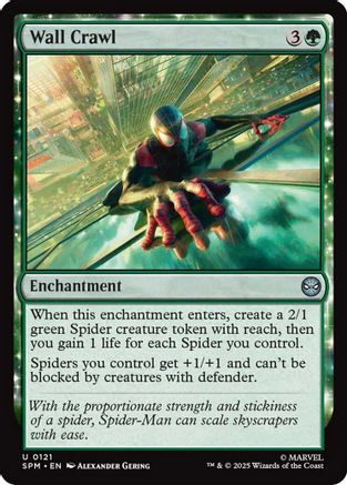 Wall Crawl (SPM-121) [Marvel's Spider-Man] MTG Single Wizards of the Coast