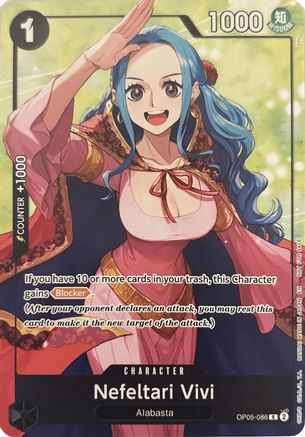 Nefeltari Vivi (Welcome Pack Vol. 2) (OP05-086) [One Piece Promotion Cards] One Piece Single Bandai