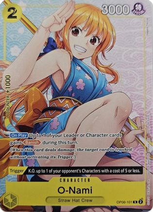 O-Nami (Welcome Pack Vol. 2) (OP06-101) [One Piece Promotion Cards] One Piece Single Bandai