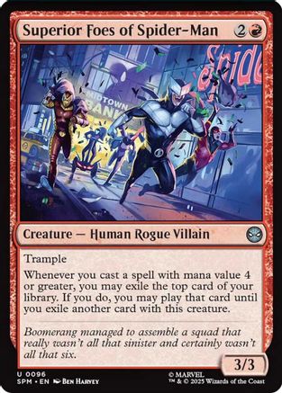 Superior Foes of Spider-Man (SPM-096) [Marvel's Spider-Man] Foil MTG Single Wizards of the Coast