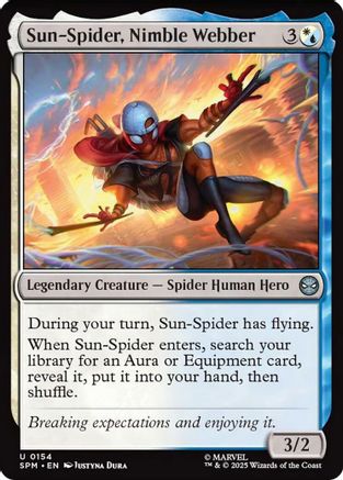 Sun-Spider, Nimble Webber (SPM-154) [Marvel's Spider-Man] Foil MTG Single Wizards of the Coast