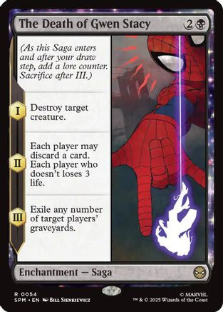 The Death of Gwen Stacy (SPM-054) [Marvel's Spider-Man] Foil MTG Single Wizards of the Coast