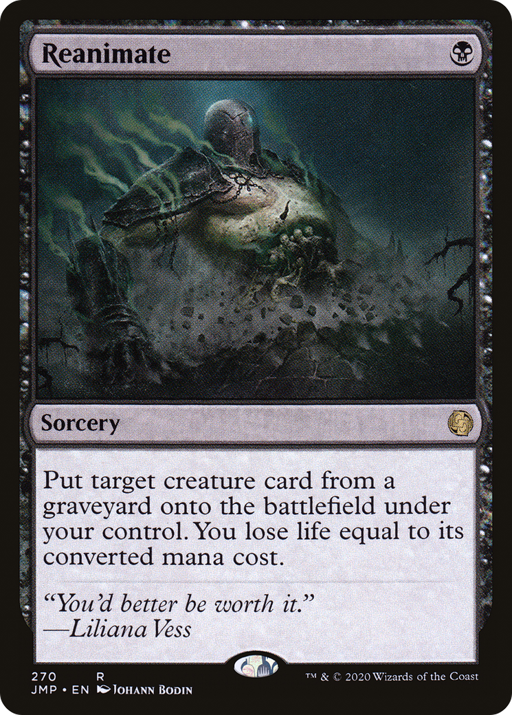 Reanimate (JMP-270) [Jumpstart] MTG Single Wizards of the Coast
