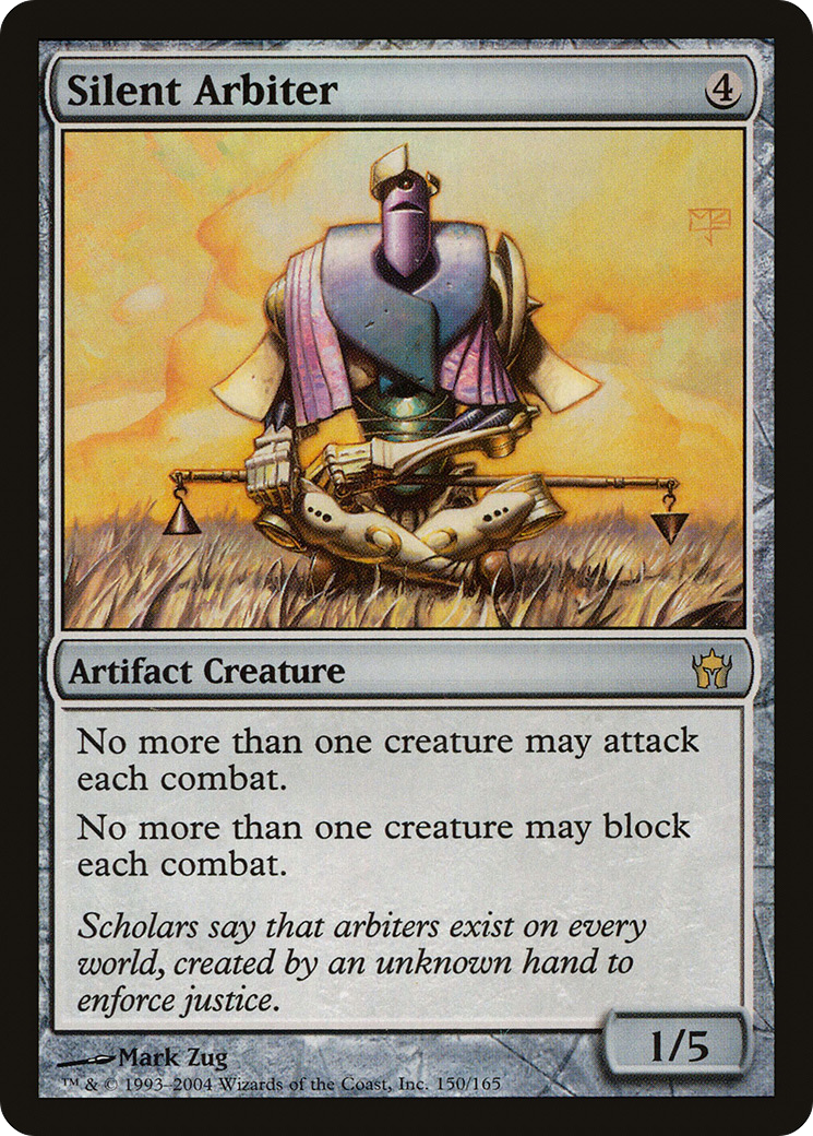 Silent Arbiter (5DN-150) [Fifth Dawn] Foil MTG Single Wizards of the Coast