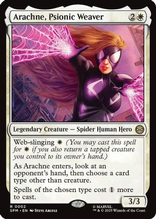 Arachne, Psionic Weaver (SPM-002) [Marvel's Spider-Man] MTG Single Wizards of the Coast