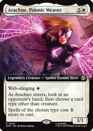 Arachne, Psionic Weaver (SPM-245) [Marvel's Spider-Man] Foil MTG Single Wizards of the Coast