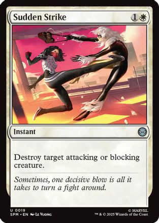 Sudden Strike (SPM-019) [Marvel's Spider-Man] MTG Single Wizards of the Coast