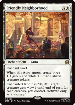 Friendly Neighborhood (SPM-008) [Marvel's Spider-Man] MTG Single Wizards of the Coast