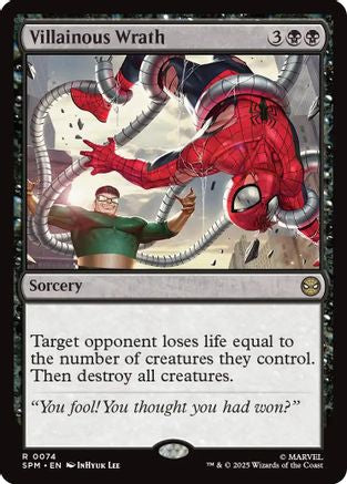 Villainous Wrath (SPM-074) [Marvel's Spider-Man] MTG Single Wizards of the Coast