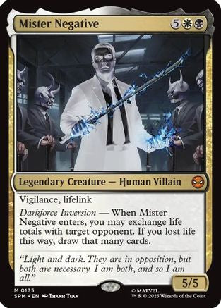 Mister Negative (SPM-135) [Marvel's Spider-Man] Foil MTG Single Wizards of the Coast
