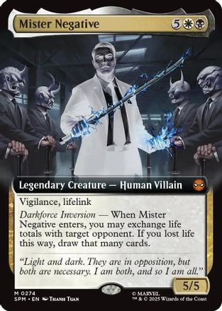 Mister Negative (Extended Art) (SPM-274) [Marvel's Spider-Man] MTG Single Wizards of the Coast