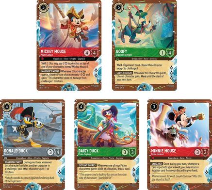 Disney Cruise Promos (Set of 5) [Disney Lorcana Promo Cards] Holofoil Lorcana Single Disney