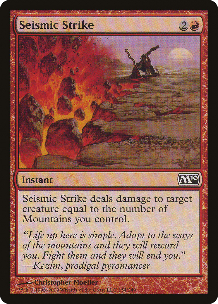 Seismic Strike (M10-154) [Magic 2010] MTG Single Wizards of the Coast