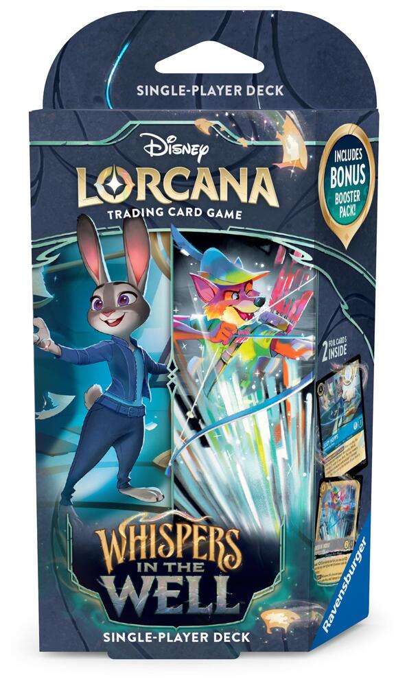 Disney Lorcana: Whispers in the Well - Starter Deck (Sapphire & Steel) Lorcana Sealed Ravensburger