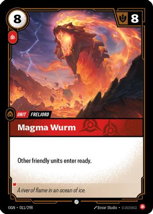 Magma Wurm (011/298) [Origins] Riftbound Singles Riot Games
