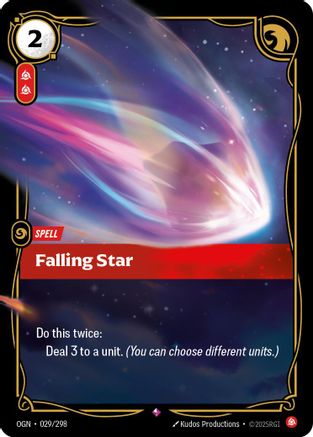 Falling Star (029/298) [Origins] Foil Riftbound Singles Riot Games