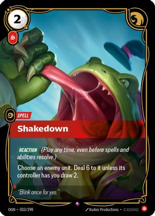 Shakedown (033/298) [Origins] Foil Riftbound Singles Riot Games