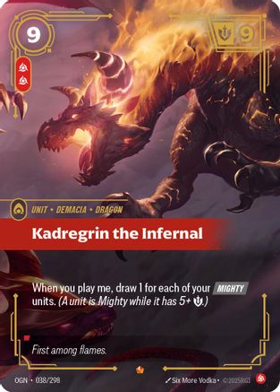 Kadregrin the Infernal (038/298) [Origins] Foil Riftbound Singles Riot Games