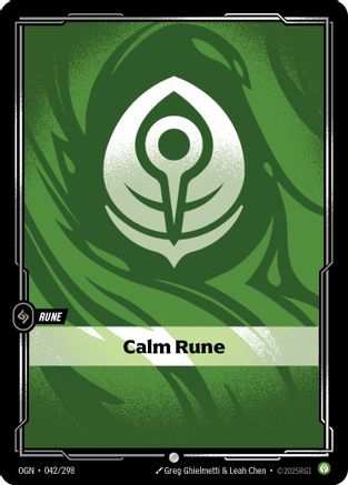 Calm Rune (042/298) [Origins] Riftbound Singles Riot Games