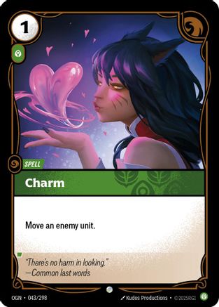 Charm (043/298) [Origins] Foil Riftbound Singles Riot Games