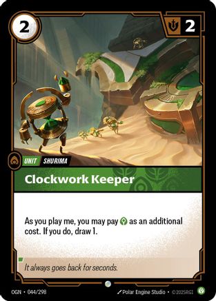 Clockwork Keeper (044/298) [Origins] Riftbound Singles Riot Games