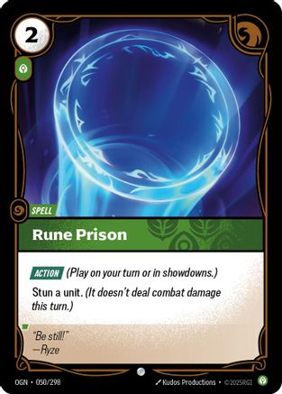 Rune Prison (050/298) [Origins] Foil Riftbound Singles Riot Games