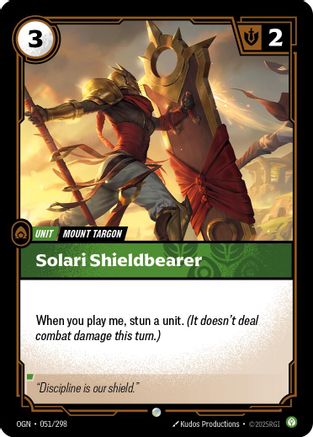 Solari Shieldbearer (051/298) [Origins] Foil Riftbound Singles Riot Games