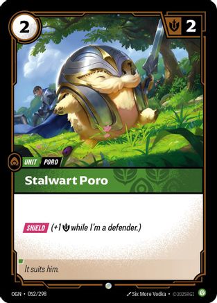 Stalwart Poro (052/298) [Origins] Riftbound Singles Riot Games