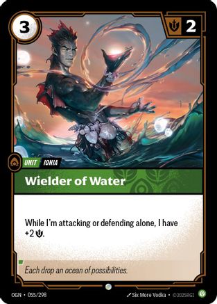 Wielder of Water (055/298) [Origins] Riftbound Singles Riot Games