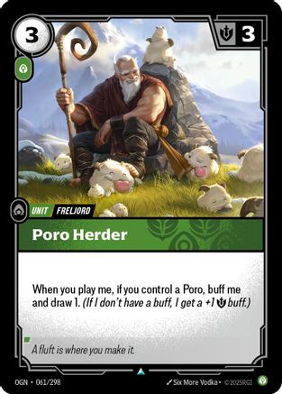 Poro Herder (061/298) [Origins] Foil Riftbound Singles Riot Games